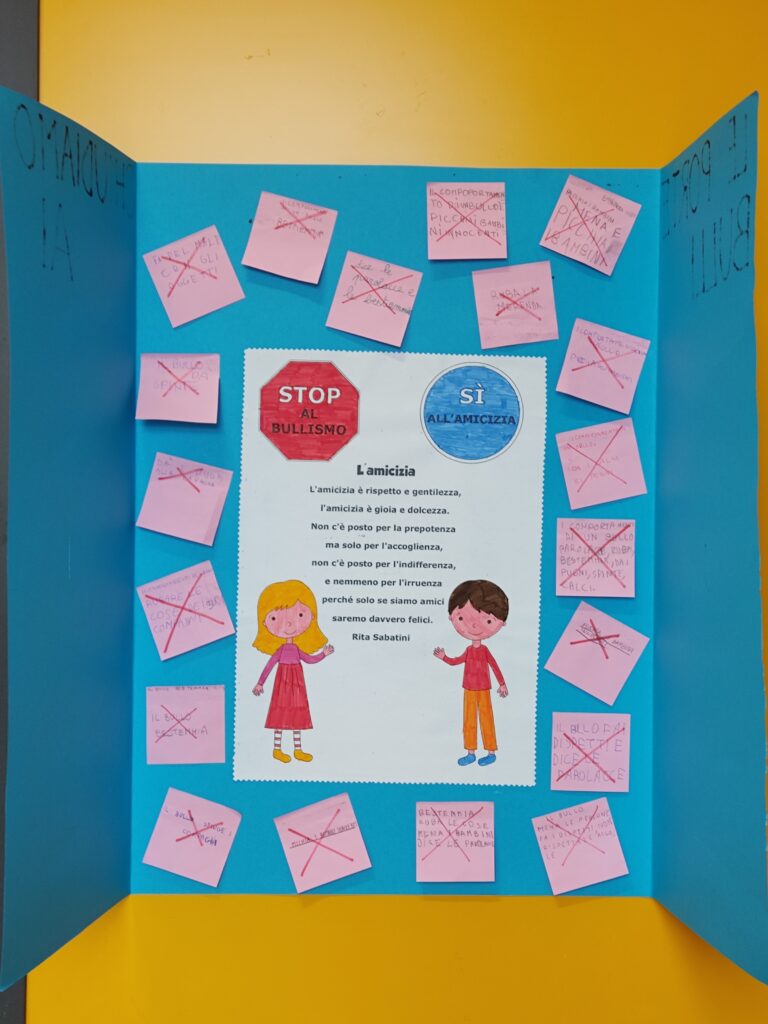 Cartellone Antibullismo 3B Don Bosco