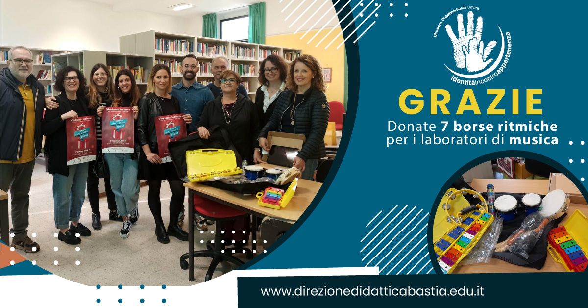 Borse ritmiche per i laboratori di musica